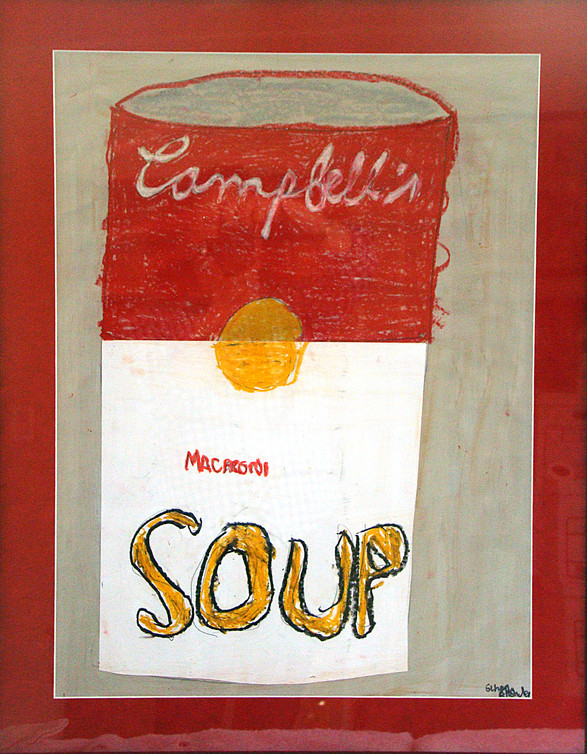 Andy Warhol Recreation of Soup Can | mas0005