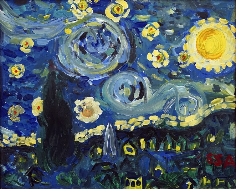 Van Gogh's Starry Night 2 | mas0020