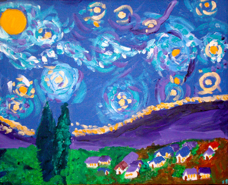 Van Gogh's Starry Night 1 | mas0001