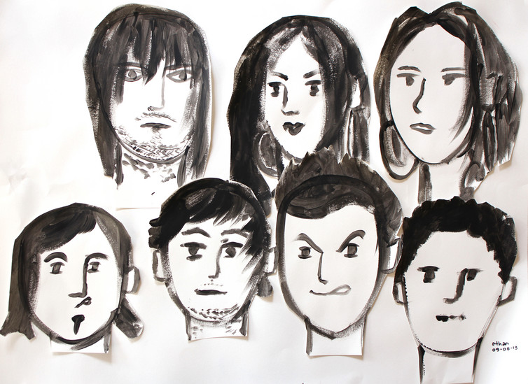 Matisse inspired faces | mas0027