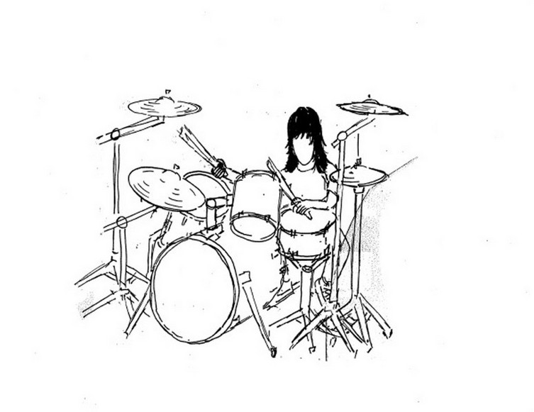 Drummer Sketch | rnr0034
