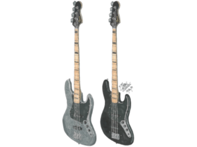 Mikey Way’s Custom Shop Jazz Basses