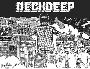 Neck Deep Sharpie Sketch