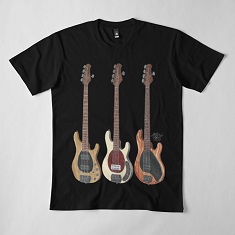 Justin Hills Ernie Ball Music Man 5-String Basses Relaxed Fit T-Shirt