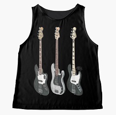 Mikey Way’s Fender Basses for The Black Parade Women's Sleeveless Top