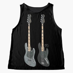 Mikey Way’s Fender Basses for The Black Parade Women's Sleeveless Top